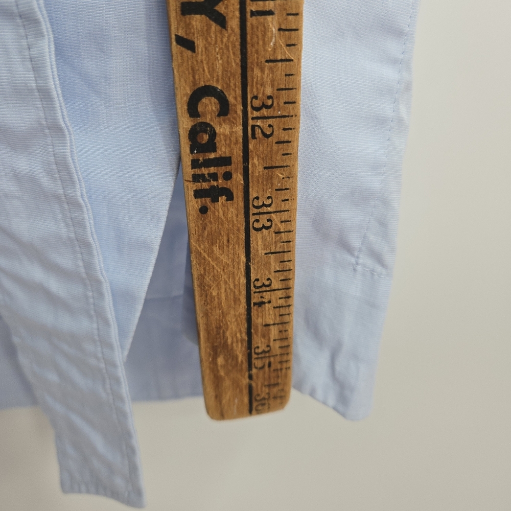 Paige‎ Shirt Dress Light Blue Cotton Belted - Picture 10 of 15
